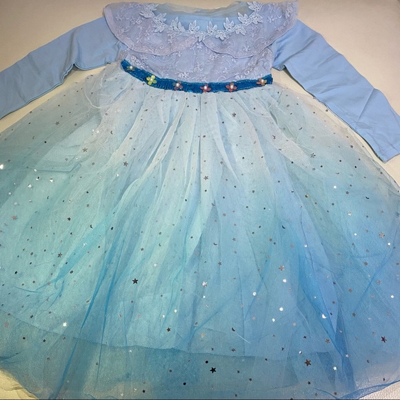 Frozen Elsa embroidered sparkly costume dress - Picture 7 of 10